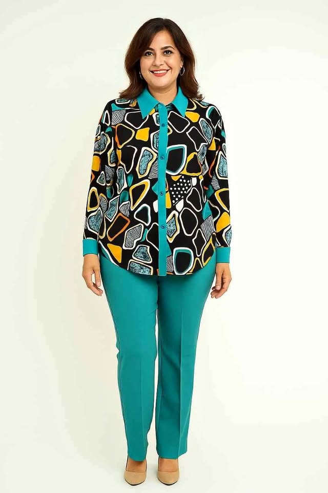 Ensemble chemise et pantalon pour femme