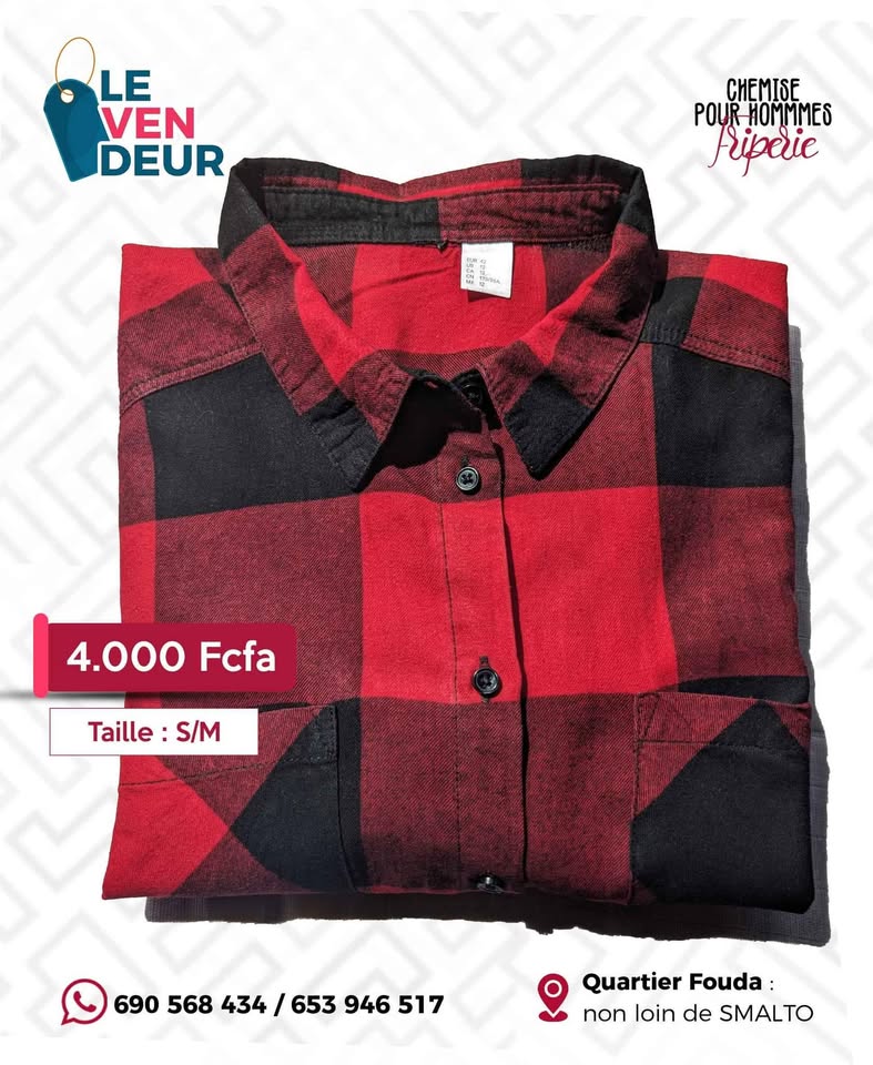 👔Chemises friperie hommes 1er choix