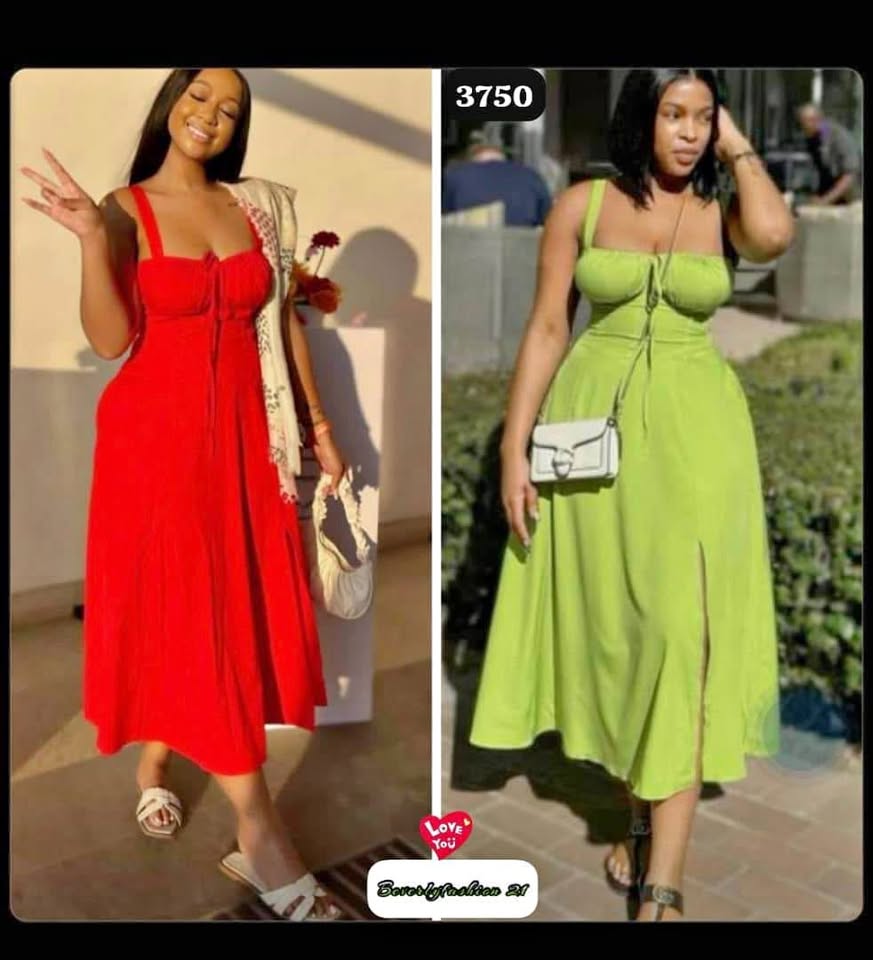  Robe couleur rouge s/m/l/xl