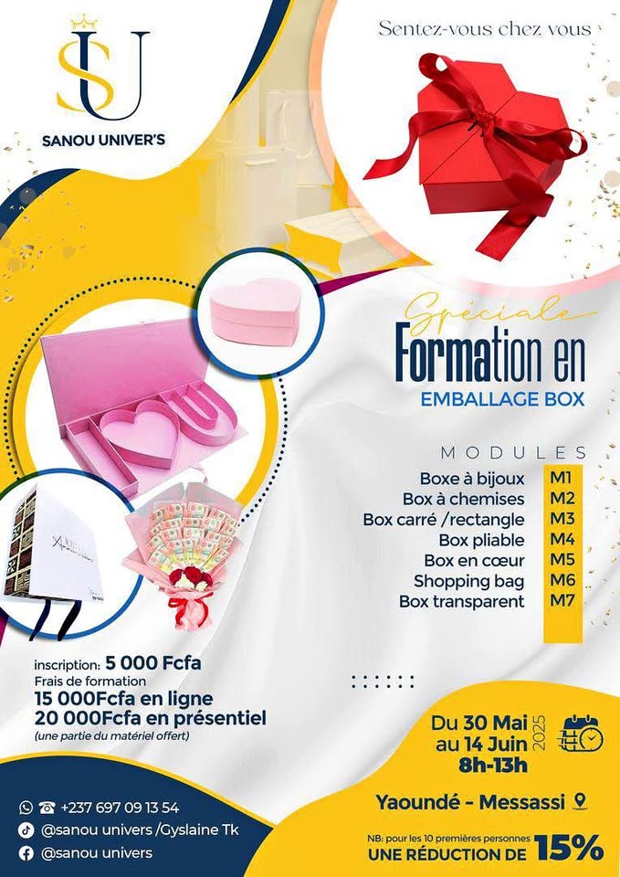 Formation en emballage box packaging