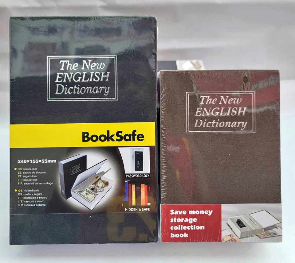 Votre mini coffre fort sous forme de livre tres discret