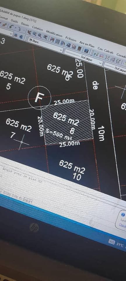 TERRAIN A VENDRE PK14 : 15.000/METRE
